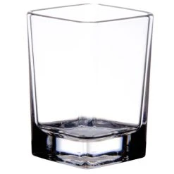 Alternative view of Thunder Group PLTHSG125SC 2.5 Oz. Plastic Square Shot Glass / Dessert Glass