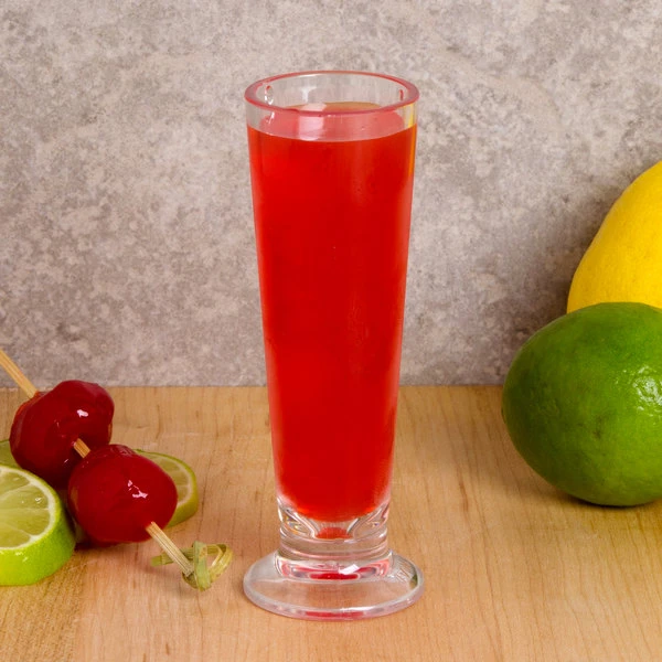 GET Enterprises GET SW-1416-1-CL 2 Oz. Customizable SAN Plastic Shooter / Dessert Shot Glass - 24/Case 3 GET Enterprises GET SW-1416-1-CL 2 Oz. Customizable SAN Plastic Shooter / Dessert Shot Glass - 24/Case
