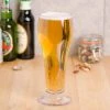 GET Enterprises GET SW-1417-1-SAN-CL 22 Oz. Customizable SAN Plastic Footed Pilsner Glass - 24/Case -Acopa Shop 261890