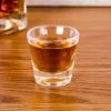 GET Enterprises GET SW-1425-1-CL 1 Oz. Customizable SAN Plastic Shot Glass - 24/Case -Acopa Shop 264907