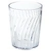 GET Enterprises GET 2206-1-CL Tahiti 6 Oz. Clear Customizable SAN Plastic Tumbler - 72/Case -Acopa Shop 305394