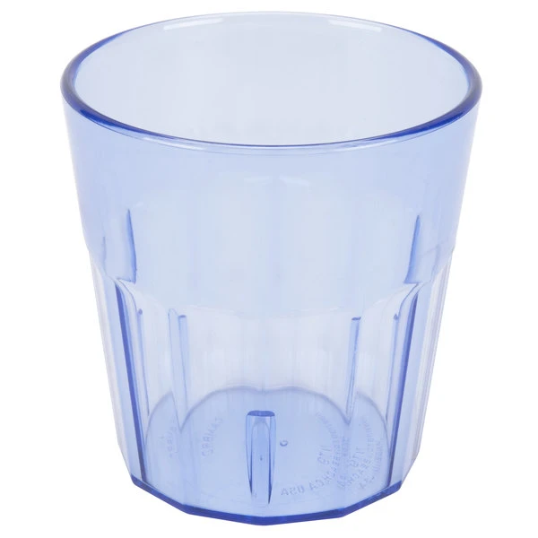 Cambro NT9401 Newport 9.3 Oz. Slate Blue Customizable SAN Plastic Tumbler - 36/Case 3 Cambro NT9401 Newport 9.3 Oz. Slate Blue Customizable SAN Plastic Tumbler - 36/Case
