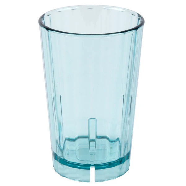 Cambro HT5CW196 Camwear Huntington 5 Oz. Azure Blue Customizable Polycarbonate Tumbler - 36/Case 4 Cambro HT5CW196 Camwear Huntington 5 Oz. Azure Blue Customizable Polycarbonate Tumbler - 36/Case - Image 2