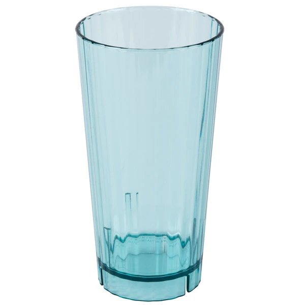 Cambro HT22CW196 Camwear Huntington 22 Oz. Azure Blue Customizable Polycarbonate Tumbler - 36/Case 4 Cambro HT22CW196 Camwear Huntington 22 Oz. Azure Blue Customizable Polycarbonate Tumbler - 36/Case - Image 2