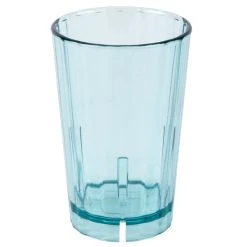 Alternative view of Cambro HT12CW196 Camwear Huntington 12 Oz. Azure Blue Customizable Polycarbonate Short Tumbler - 36/Case