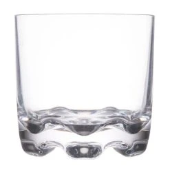 Alternative view of Thunder Group PLTHRG008C 8.5 Oz. Plastic Heavy Base Classic Rocks / Old Fashioned Glass
