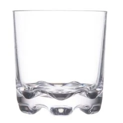 Alternative view of Thunder Group PLTHRG010C 10 Oz. Plastic Heavy Base Classic Rocks / Old Fashioned Glass
