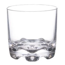 Thunder Group PLTHRG008C 8.5 Oz. Plastic Heavy Base Classic Rocks / Old Fashioned Glass -Acopa Shop 389864