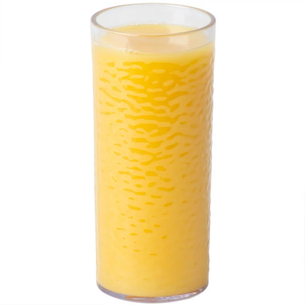 Carlisle 551907 Pebble Optic 20 Oz. Clear SAN Plastic Tumbler - 24/Case 4 Carlisle 551907 Pebble Optic 20 Oz. Clear SAN Plastic Tumbler - 24/Case - Image 2