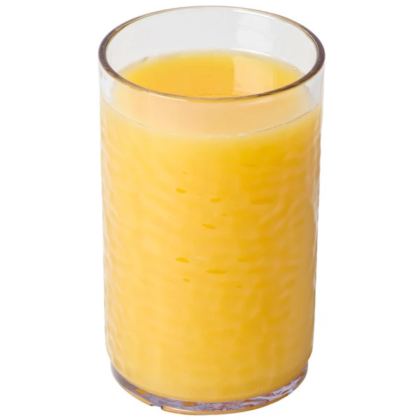 Carlisle 550807 Pebble Optic 8 Oz. Clear SAN Plastic Tumbler - 24/Case 4 Carlisle 550807 Pebble Optic 8 Oz. Clear SAN Plastic Tumbler - 24/Case - Image 2