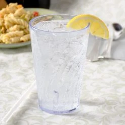 GET Enterprises GET 2216-1-CL Tahiti 16 Oz. Clear Customizable SAN Plastic Tumbler - 72/Case 7 GET Enterprises GET 2216-1-CL Tahiti 16 Oz. Clear Customizable SAN Plastic Tumbler - 72/Case -Acopa Shop 495571