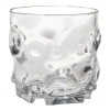 GET Enterprises GET SW-1439-1-CL L7 9 Oz. SAN Plastic Stackable Rocks / Old Fashioned Glass - 24/Case 1 GET Enterprises GET SW-1439-1-CL L7 9 Oz. SAN Plastic Stackable Rocks / Old Fashioned Glass - 24/Case -Acopa Shop 497739
