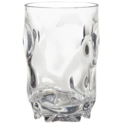GET Enterprises GET SW-1441-1-CL L7 14 Oz. SAN Plastic Stackable Highball Glass - 24/Case
