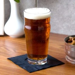 Thunder Group PLTHEP020C 20 Oz. Plastic English Pub / Nonic Glass