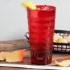 GET Enterprises GET SW-1520-R Orbis 20 Oz. Red Customizable SAN Plastic Tumbler - 24/Case 2 GET Enterprises GET SW-1520-R Orbis 20 Oz. Red Customizable SAN Plastic Tumbler - 24/Case -Acopa Shop 753042