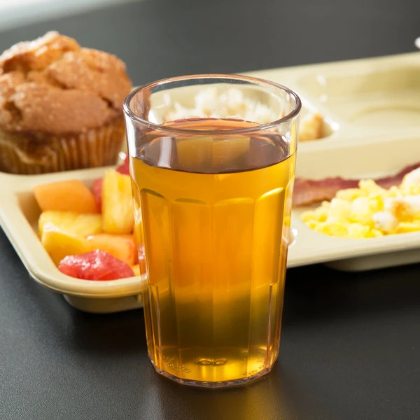 Cambro NT10152 Newport 10 Oz. Clear Customizable SAN Plastic Tumbler - 36/Case 3 Cambro NT10152 Newport 10 Oz. Clear Customizable SAN Plastic Tumbler - 36/Case