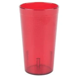 Alternative view of Carlisle 521210 Stackable 12 Oz. Ruby SAN Plastic Tumbler - 72/Case