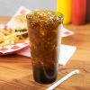 Carlisle 522413 Stackable 24 Oz. Amber SAN Plastic Tumbler - 72/Case 2 Carlisle 522413 Stackable 24 Oz. Amber SAN Plastic Tumbler - 72/Case -Acopa Shop 766782