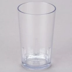 Alternative view of Cambro D12152 Del Mar 12 Oz. Clear Customizable SAN Plastic Tumbler - 36/Case