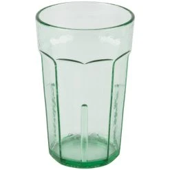 Alternative view of Cambro LT8427 Laguna 8 Oz. Spanish Green Customizable SAN Plastic Tumbler - 36/Case