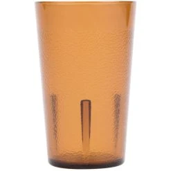 Alternative view of Cambro 500P153 Colorware 5.2 Oz. Amber Customizable SAN Plastic Tumbler - 6/Pack