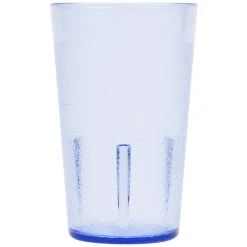 Alternative view of Cambro 500P401 Colorware 5.2 Oz. Slate Blue Customizable SAN Plastic Tumbler - 6/Pack