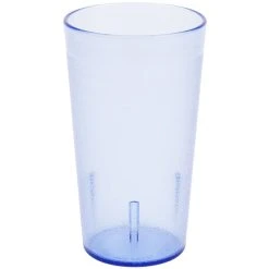 Alternative view of Cambro 1200P401 Colorware 12.6 Oz. Slate Blue Customizable SAN Plastic Tumbler - 72/Case