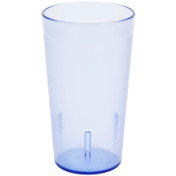 Cambro 1200P401 Colorware 12.6 Oz. Slate Blue Customizable SAN Plastic Tumbler - 72/Case 4 Cambro 1200P401 Colorware 12.6 Oz. Slate Blue Customizable SAN Plastic Tumbler - 72/Case - Image 2