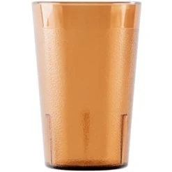 Alternative view of Cambro 800P153 Colorware 7.8 Oz. Amber Customizable SAN Plastic Tumbler - 6/Pack