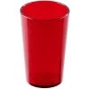 Cambro 950P2156 Colorware 9.8 Oz. Ruby Red Customizable SAN Plastic Tumbler - 24/Case 2 Cambro 950P2156 Colorware 9.8 Oz. Ruby Red Customizable SAN Plastic Tumbler - 24/Case -Acopa Shop 804808