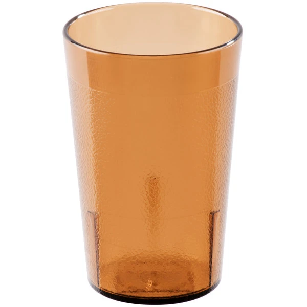 Cambro 800P153 Colorware 7.8 Oz. Amber Customizable SAN Plastic Tumbler - 72/Case 4 Cambro 800P153 Colorware 7.8 Oz. Amber Customizable SAN Plastic Tumbler - 72/Case - Image 2