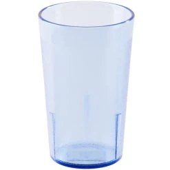 Alternative view of Cambro 950P401 Colorware 9.8 Oz. Slate Blue Customizable SAN Plastic Tumbler - 72/Case