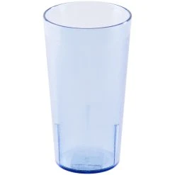 Alternative view of Cambro 1600P2401 Colorware 16.4 Oz. Slate Blue Customizable SAN Plastic Tumbler - 24/Case