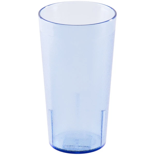 Cambro 1600P401 Colorware 16.4 Oz. Slate Blue Customizable SAN Plastic Tumbler - 72/Case 4 Cambro 1600P401 Colorware 16.4 Oz. Slate Blue Customizable SAN Plastic Tumbler - 72/Case - Image 2