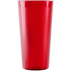 Alternative view of Cambro 2000P156 Colorware 22 Oz. Ruby Red Customizable SAN Plastic Tumbler - 6/Pack
