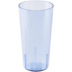 Alternative view of Cambro 2000P401 Colorware 22 Oz. Slate Blue Customizable SAN Plastic Tumbler - 72/Case