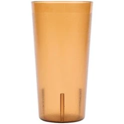 Alternative view of Cambro 2000P153 Colorware 22 Oz. Amber Customizable SAN Plastic Tumbler - 72/Case