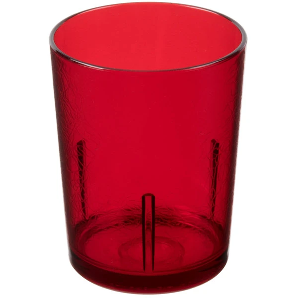 Cambro D14156 Del Mar 14 Oz. Ruby Red Customizable SAN Plastic Tumbler - 36/Case 4 Cambro D14156 Del Mar 14 Oz. Ruby Red Customizable SAN Plastic Tumbler - 36/Case - Image 2
