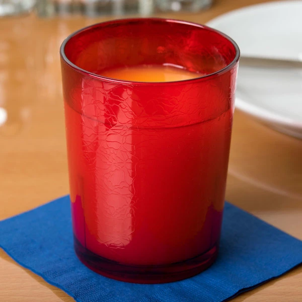 Cambro D14156 Del Mar 14 Oz. Ruby Red Customizable SAN Plastic Tumbler - 36/Case 3 Cambro D14156 Del Mar 14 Oz. Ruby Red Customizable SAN Plastic Tumbler - 36/Case