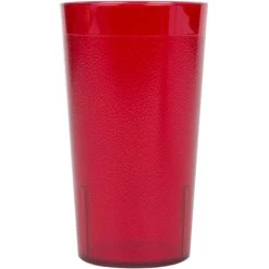 Alternative view of Cambro 1200P156 Colorware 12.6 Oz. Ruby Red Customizable SAN Plastic Tumbler - 6/Pack