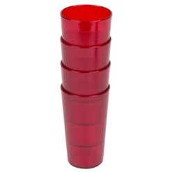 Cambro 800P2156 Colorware 7.8 Oz. Ruby Red Customizable SAN Plastic Tumbler - 24/Case 7 Cambro 800P2156 Colorware 7.8 Oz. Ruby Red Customizable SAN Plastic Tumbler - 24/Case -Acopa Shop 837267