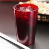 Cambro 800P156 Colorware 7.8 Oz. Ruby Red Customizable SAN Plastic Tumbler - 6/Pack 2 Cambro 800P156 Colorware 7.8 Oz. Ruby Red Customizable SAN Plastic Tumbler - 6/Pack -Acopa Shop 837326