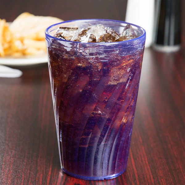 GET Enterprises GET 2220-1-BL Tahiti 20 Oz. Blue Customizable SAN Plastic Tumbler - 72/Case 3 GET Enterprises GET 2220-1-BL Tahiti 20 Oz. Blue Customizable SAN Plastic Tumbler - 72/Case
