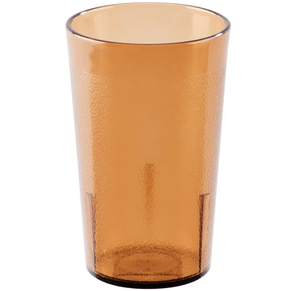 Cambro 950P153 Colorware 9.8 Oz. Amber Customizable SAN Plastic Tumbler - 72/Case 4 Cambro 950P153 Colorware 9.8 Oz. Amber Customizable SAN Plastic Tumbler - 72/Case - Image 2