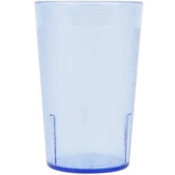 Alternative view of Cambro 800P401 Colorware 7.8 Oz. Slate Blue Customizable SAN Plastic Tumbler - 6/Pack