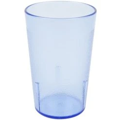 Alternative view of Cambro 800P2401 Colorware 7.8 Oz. Slate Blue Customizable SAN Plastic Tumbler - 24/Case