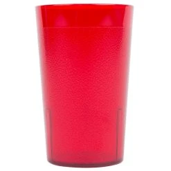 Alternative view of Cambro 950P156 Colorware 9.8 Oz. Ruby Red Customizable SAN Plastic Tumbler - 6/Pack
