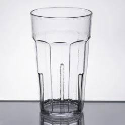 Alternative view of Cambro LT16152 Laguna 16 Oz. Clear Customizable SAN Plastic Tumbler - 36/Case