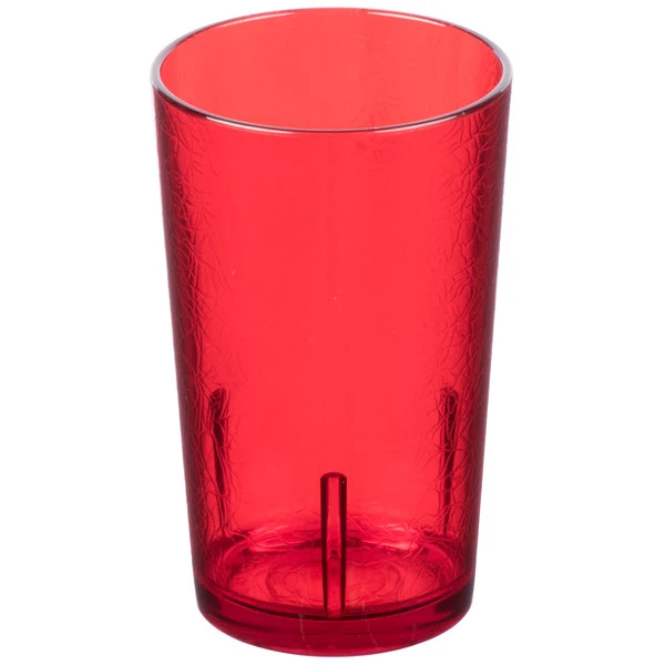 Cambro D12156 Del Mar 12 Oz. Ruby Red Customizable SAN Plastic Tumbler - 36/Case 4 Cambro D12156 Del Mar 12 Oz. Ruby Red Customizable SAN Plastic Tumbler - 36/Case - Image 2