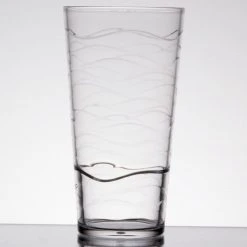 Alternative view of GET Enterprises GET SW-1476-CL Stream 12 Oz. Clear SAN Plastic Tumbler - 24/Case